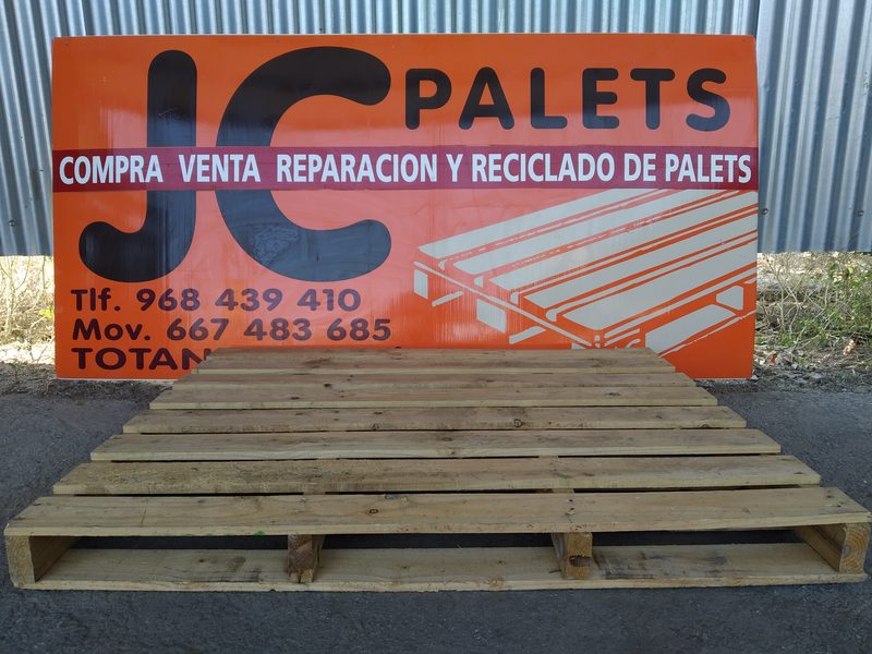 Palet americano 100 × 120 con base de listones