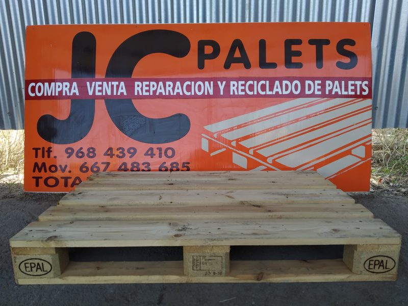 Palet europeo EUR/EPAL blanco de 1ª calidad
